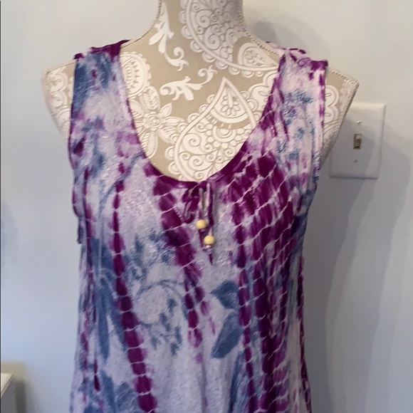 Boho Blue skies of Florida bathing suit cover up - Picture 2 of 7